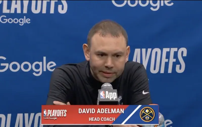 阿德尔曼谈冲突：任何人都不该被禁赛，没看到任何出格行为